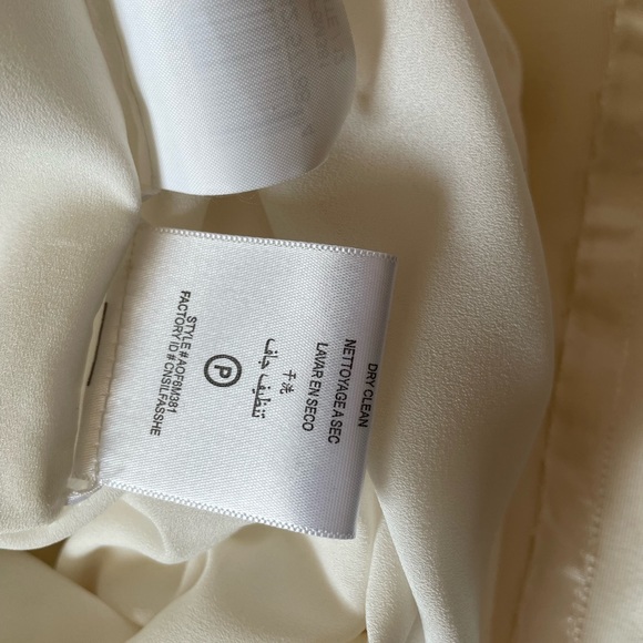 BCBG white strapless dress with pockets and structure NWT size 12 - Picture 10 of 13